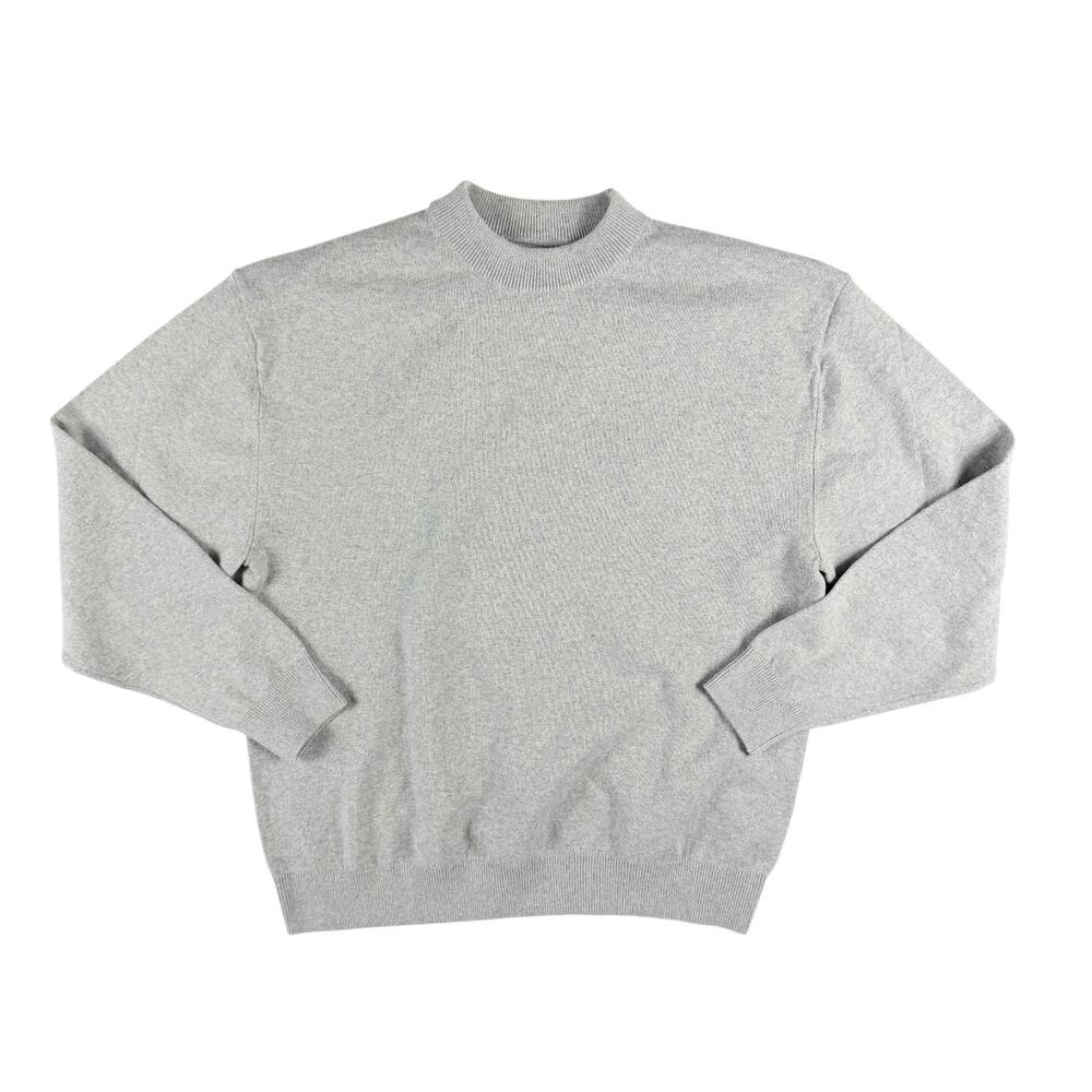 NEW Zara Boys Gray Knit Crewneck Pullover Sweater Size 11-12 Years